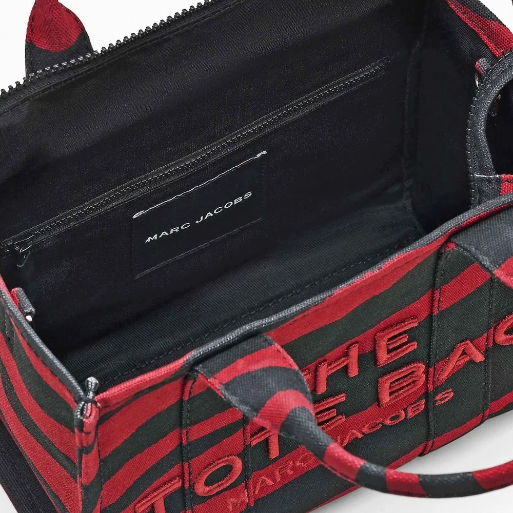 Marc Jacobs The Small Canvas Tote - Siren/Black Zebra Print - Picture 4 of 6